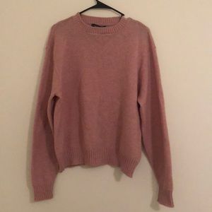 Pink oversized sweater